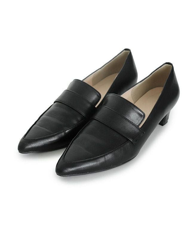 【ピエロ/Pierrot】のポインテッドトゥヒールローファー インテリア・キッズ・メンズ・レディースファッション・服の通販 founy(ファニー) https://founy.com/ ファッション Fashion レディースファッション Fashion for Women クラシカル Classical, Vintage-Inspired シューズ Shoes, Footwear シンプル Simple, Minimal プチプライス・低価格 Affordable / Budget Price |ID: prp329100003721378 ipo3291000000036044128