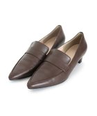 【ピエロ/Pierrot】のポインテッドトゥヒールローファー ブラウン|ID: prp329100003721378 ipo3291000000036044134