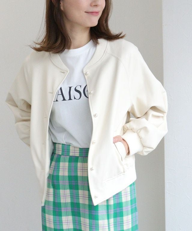 【ピエロ/Pierrot】のパールボタンフェイクレザーブルゾン インテリア・キッズ・メンズ・レディースファッション・服の通販 founy(ファニー) ファッション Fashion レディースファッション Fashion for Women アウター Coat / Outerwear Collection レディースジャケット・軽アウター Jackets ブルゾンジャケット・スポーティアウター Blouson Jackets パール Pearl, Pearl Accent フェイクレザー Faux Leather, PU Leather ブルゾン Blouson, Bomber Jacket プチプライス・低価格 Affordable / Budget Price オフホワイト|ID: prp329100003721379 ipo3291000000035936023