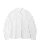 【ピエロ/Pierrot】の変形ギャザースリーブシャツ オフホワイト|ID:prp329100003721388