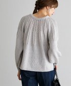 【ピエロ/Pierrot】のバックリボンデザインニット グレー|ID: prp329100003721396 ipo3291000000036339408