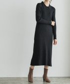 【ピエロ/Pierrot】の襟リブニットワンピース 165cm / ブラック / M|ID: prp329100003721398 ipo3291000000036265108