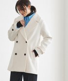 【ピエロ/Pierrot】のメルトンPコート オフホワイト|ID:prp329100003721406