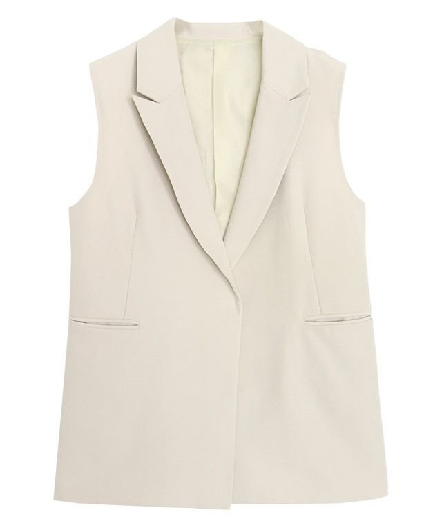 【ピエロ/Pierrot】のテーラードジレ インテリア・キッズ・メンズ・レディースファッション・服の通販 founy(ファニー) 　ファッション　Fashion　レディースファッション　Fashion for Women　アウター　Coat / Outerwear Collection　トップス・カットソー　Cut & Sew Tops　ベスト&ジレ / 重ね着スタイル　Vests & Gilets　おすすめ　Recommended / Our Picks　セットアップ　Set-Up, Coordinated Outfit　テーラード　Tailored, Tailored Fit　トッパー　Topper, Light Cardigan　ハーフ　Half, Half-Length　プチプライス・低価格　Affordable / Budget Price　エレガント 上品　Elegant　アイボリー|ID: prp329100003721414 ipo3291000000031943041