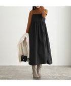 【ピエロ/Pierrot】の【アウトレットSALE!】ギャザーキャミワンピース ブラック|ID: prp329100003721426 ipo3291000000036265212
