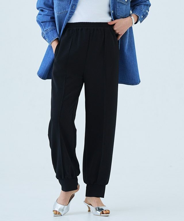 【ピエロ/Pierrot】のRASW ピンタックスリットジョガーパンツ 人気、トレンドファッション・服の通販 founy(ファニー) 　ファッション　Fashion　レディースファッション　Fashion for Women　パンツ　Pants & Trousers　ストレート　Straight, Straight Cut　スリット　Slit, Slit Detail　センター　Center, Center Line　プチプライス・低価格　Affordable / Budget Price　ルーズ　Loose, Oversized　エレガント 上品　Elegant　 other-1|ID: prp329100003721428 ipo3291000000035590098