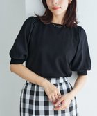 【ピエロ/Pierrot】のドッキングスリーブニット ブラック|ID: prp329100003721447 ipo3291000000026983511