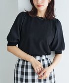 【ピエロ/Pierrot】の【アウトレットSALE!】ドッキングスリーブニット ブラック|ID: prp329100003721447 ipo3291000000036043195