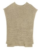 【ピエロ/Pierrot】の【アウトレットSALE!】テープヤーンフレンチスリーブニット ベージュ|ID: prp329100003721453 ipo3291000000036043248