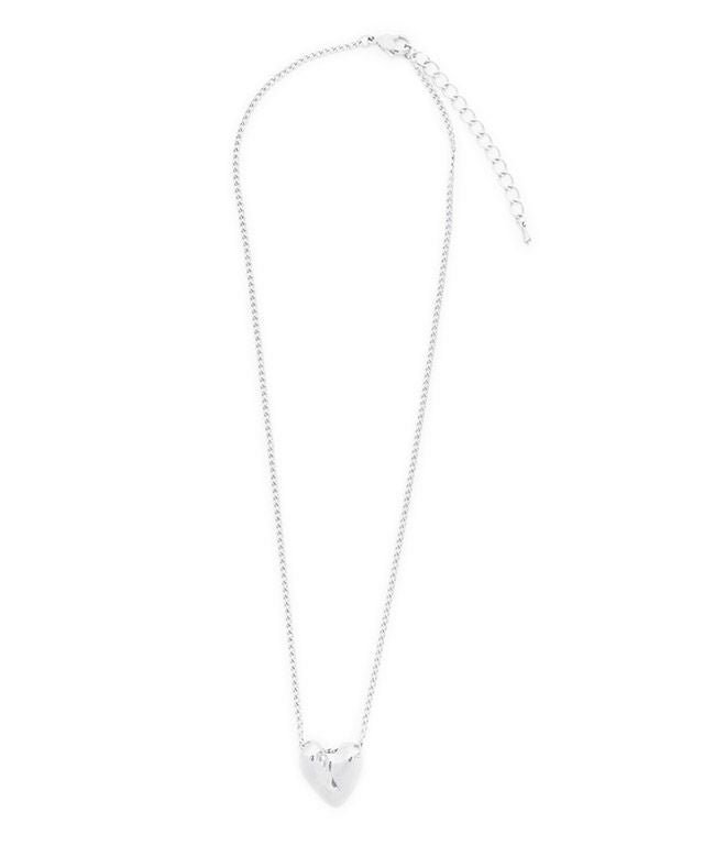 【ピエロ/Pierrot】のメタルハートトップネックレス [Pierrot] インテリア・キッズ・メンズ・レディースファッション・服の通販 founy(ファニー) 　ファッション　Fashion　レディースファッション　Fashion for Women　ジュエリー　Jewelry　ネックレス　Necklaces & Pendants　アクセサリー　Fashion Accessories　アンティーク　Antique-Inspired　コーティング　Coating, Coated Finish　シンプル　Simple, Minimal　チェーン　Chain, Chain Strap　フェミニン　Feminine, Girly　プチプライス・低価格　Affordable / Budget Price　メタル　Metal, Metal Parts　エレガント 上品　Elegant　シルバー|ID: prp329100003721459 ipo3291000000035968833