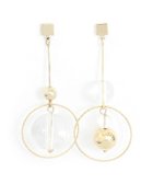 【ピエロ/Pierrot】のアシンメトリークリアボールピアス [Pierrot] ゴールド|ID: prp329100003721468 ipo3291000000036264393