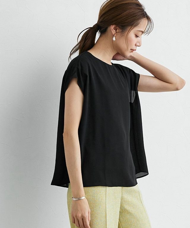 【ピエロ/Pierrot】のシフォンフレンチブラウス 人気、トレンドファッション・服の通販 founy(ファニー) 　ファッション　Fashion　レディースファッション　Fashion for Women　トップス・カットソー　Cut & Sew Tops　シャツ・ブラウス・オフィスカジュアル　Elegant Blouses & Button-Ups　シフォン　Chiffon, Lightweight Fabric　プチプライス・低価格　Affordable / Budget Price　エレガント 上品　Elegant　 other-1|ID: prp329100003721485 ipo3291000000028317636