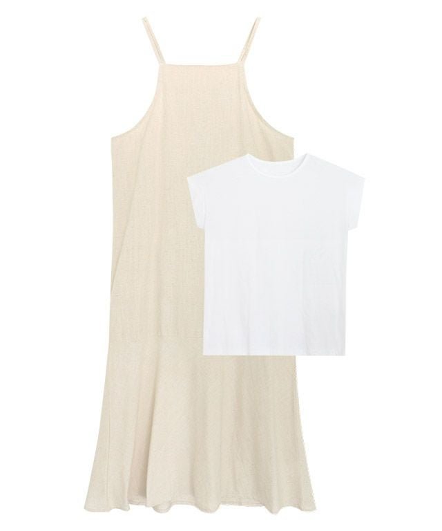 【ピエロ/Pierrot】の【アウトレットSALE!】インナーセットリネン混キャミワンピース インテリア・キッズ・メンズ・レディースファッション・服の通販 founy(ファニー) 　ファッション　Fashion　レディースファッション　Fashion for Women　ワンピース　Dresses　キャミソールワンピース　Camisole Dresses　アウトレット　Outlet / Clearance　インナー　Innerwear　キャミワンピース　Cami Dress, Slip Dress　シンプル　Simple, Minimal　プチプライス・低価格　Affordable / Budget Price　マーメイド　Mermaid, Fishtail Silhouette　リネン　Linen, Linen Fabric　リボン　Ribbon, Bow　アイボリー|ID: prp329100003721491 ipo3291000000036043014
