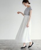 【ピエロ/Pierrot】のドッキングギャザーワンピース 人気、トレンドファッション・服の通販 founy(ファニー) ファッション Fashion レディースファッション Fashion for Women ワンピース Dresses カットソー Cut and Sewn Top カーディガン Cardigan, Knitwear スリーブ Sleeve, Long Sleeve / Short Sleeve ドッキング Docking, Mixed Material フリル Frill, Ruffle フレア Flare, Flared フレンチ French, French Style プチプライス・低価格 Affordable / Budget Price エレガント 上品 Elegant thumbnail 杢グレー×オフホワイト|ID: prp329100003721499 ipo3291000000035968671