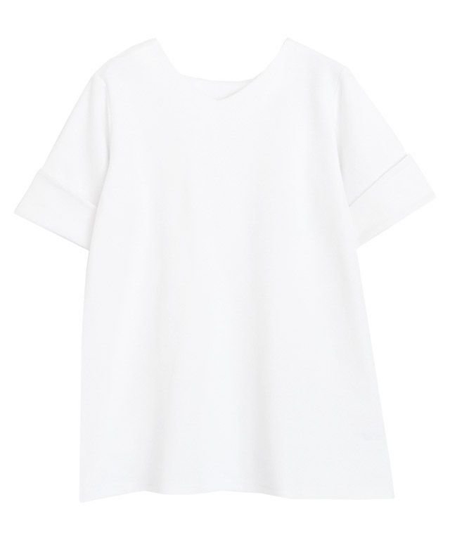 【ピエロ/Pierrot】の2wayポンチターンバックスリーブオーバートップス インテリア・キッズ・メンズ・レディースファッション・服の通販 founy(ファニー) 　ファッション　Fashion　レディースファッション　Fashion for Women　トップス・カットソー　Cut & Sew Tops　チュニック　Tunic, Long Top　プチプライス・低価格　Affordable / Budget Price　オフホワイト|ID: prp329100003721525 ipo3291000000034093186
