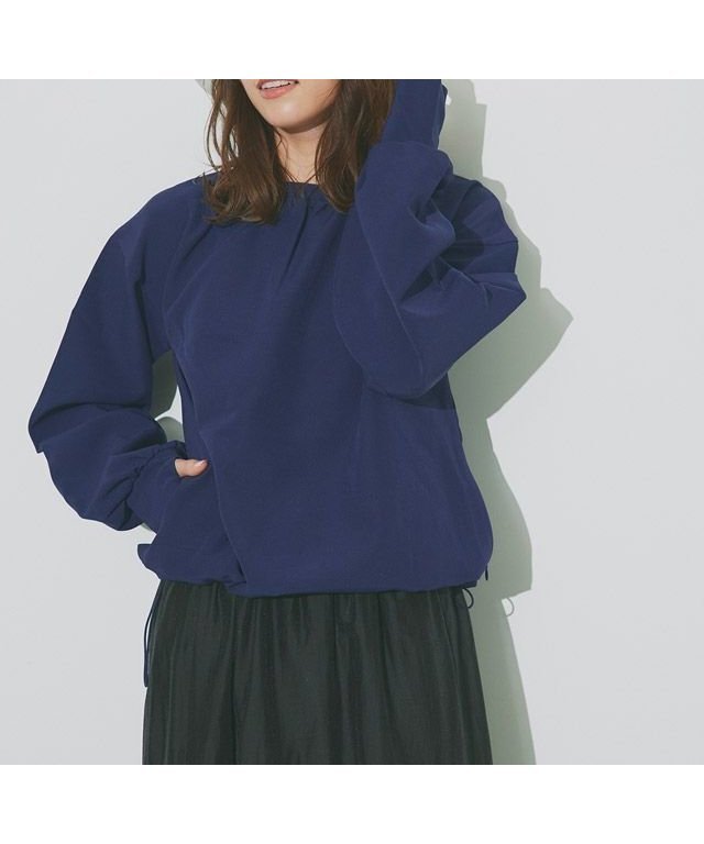 【ピエロ/Pierrot】の【アウトレットSALE!】【ラッシュガード】ギャザートップス インテリア・キッズ・メンズ・レディースファッション・服の通販 founy(ファニー) 　ファッション　Fashion　レディースファッション　WOMEN　トップス・カットソー　Tops/Tshirt　アウトレット　Outlet　ウォッシャブル　Washable　トレンド　Trend　プチプライス・低価格　Affordable　ポケット　Pocket　メッシュ　Mesh　夏　Summer　ネイビー|ID: prp329100003721537 ipo3291000000025925852