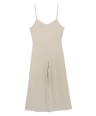 【ピエロ/Pierrot】のVネックキャミオールインワン グレージュ|ID: prp329100003721553 ipo3291000000036044481