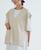 【ピエロ/Pierrot】のVネックフレンチスリーブベスト 人気、トレンドファッション・服の通販 founy(ファニー) ファッション Fashion レディースファッション WOMEN アウター Coat Outerwear トップス・カットソー Tops/Tshirt ベスト/ジレ Gilets/Vests Vネック V-Neck カットソー Cut And Sew ジョーゼット Georgette トレンド Trend プチプライス・低価格 Affordable ベスト Vest ポケット Pocket thumbnail アイボリー|ID: prp329100003721561 ipo3291000000028578979