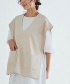 【ピエロ/Pierrot】の【アウトレットSALE!】Vネックフレンチスリーブベスト 167cm / アイボリー / M|ID: prp329100003721561 ipo3291000000036044407