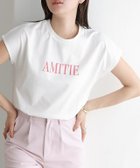 【ピエロ/Pierrot】の【イージーケア】ロゴTシャツ 人気、トレンドファッション・服の通販 founy(ファニー) ファッション Fashion レディースファッション WOMEN トップス・カットソー Tops/Tshirt シャツ/ブラウス Shirts/Blouses ロング / Tシャツ T-Shirts インナー Inner スリーブ Sleeve フレンチ French プチプライス・低価格 Affordable エレガント 上品 Elegant 再入荷 Restock/Back In Stock/Re Arrival thumbnail オフホワイト×レッド|ID: prp329100003721563 ipo3291000000026195546