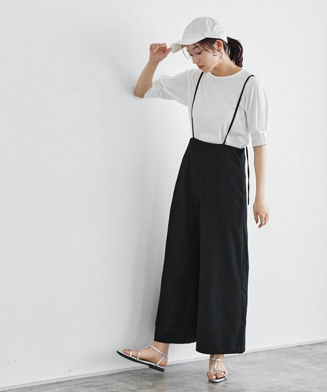 【ピエロ/Pierrot】の華奢ストラップサロペット 人気、トレンドファッション・服の通販 founy(ファニー) 　ファッション　Fashion　レディースファッション　WOMEN　ワンピース　Dress　オールインワン ワンピース　All In One Dress　サロペット　Salopette　プチプライス・低価格　Affordable　ラップ　Wrap　 other-1|ID: prp329100003721564 ipo3291000000026878988