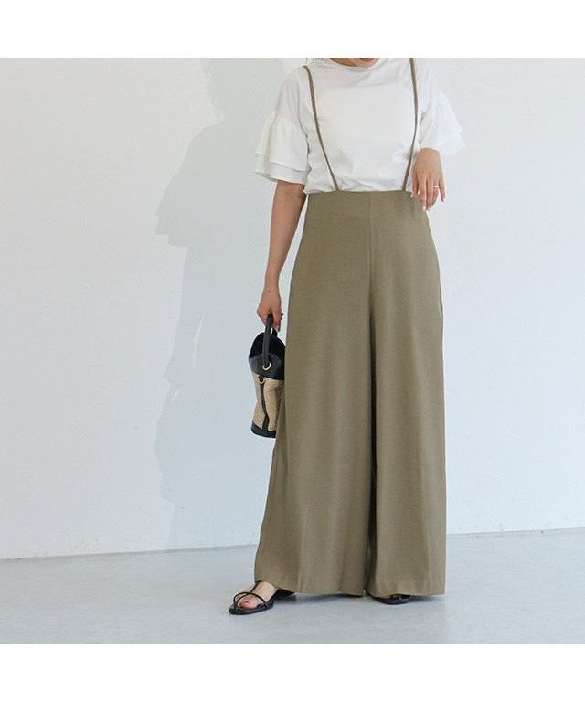 【ピエロ/Pierrot】の華奢ストラップサロペット インテリア・キッズ・メンズ・レディースファッション・服の通販 founy(ファニー) 　ファッション　Fashion　レディースファッション　Fashion for Women　ワンピース　Dresses　オールインワン・ワンピース　Dresses and Jumpsuits　サロペット&オールインワン　Dungarees & Jumpsuit Styles　プチプライス・低価格　Affordable / Budget Price　ラップ　Wrap, Wrap Design　華奢ストラップサロペット|ID: prp329100003721564 ipo3291000000032455160