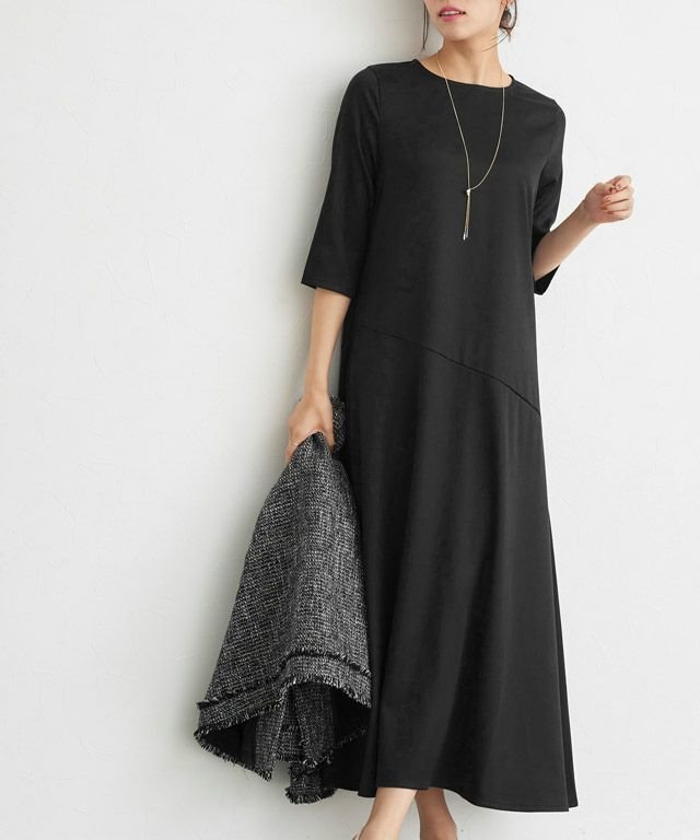 【ピエロ/Pierrot】の切替フレアワンピース インテリア・キッズ・メンズ・レディースファッション・服の通販 founy(ファニー) https://founy.com/ ファッション Fashion レディースファッション Fashion for Women ワンピース Dresses フェミニン Feminine, Girly フレア Flare, Flared プチプライス・低価格 Affordable / Budget Price エレガント 上品 Elegant 切替 Switching, Contrast Panel |ID: prp329100003783023 ipo3291000000024896534