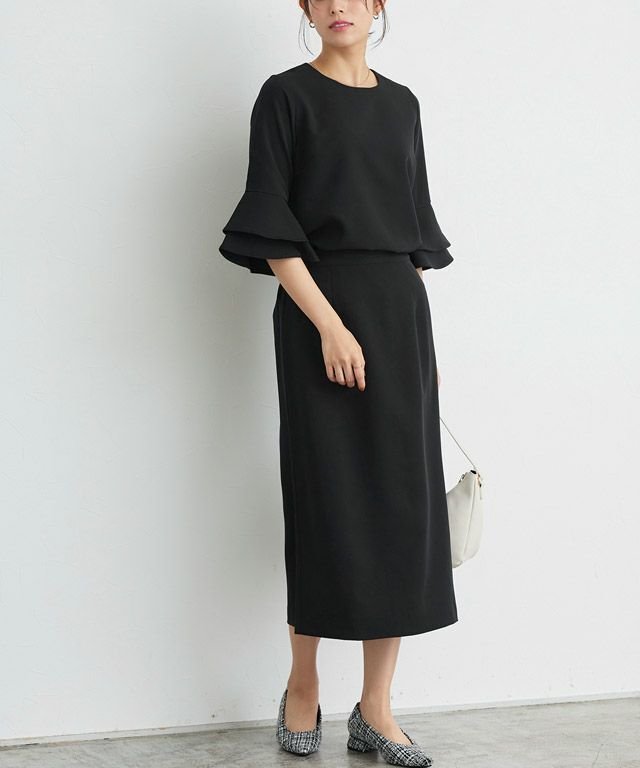 【ピエロ/Pierrot】のフレアスリーブトップススカートセットアップ 人気、トレンドファッション・服の通販 founy(ファニー) ファッション Fashion レディースファッション Fashion for Women セットアップ Matching Sets レディーストップス・ブラウス Tops & Blouses / Assorted Women's Tops スカート・ミニ/ミディ/マキシ Skirts / Mini, Midi & Maxi Skirts スーツ Business Suits & Workwear スーツスカート・ビジネス用スカート Suit Skirts / Office Skirts スーツセット・2点セット・レディーススーツ Suit Sets / 2-Piece Suits / Office Suit Sets 送料無料 Free Shipping シンプル Simple, Minimal ストレッチ Stretch, Stretchy Fabric スーツ Suit, Formalwear セットアップ Set-Up, Coordinated Outfit フェミニン Feminine, Girly フリル Frill, Ruffle プチプライス・低価格 Affordable / Budget Price other-1|ID: prp329100003783026 ipo3291000000034797442