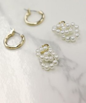 【ピエロ/Pierrot】の2wayパールモチーフフープピアス [Pierrot] 人気、トレンドファッション・服の通販 founy(ファニー) ファッション Fashion レディースファッション Fashion for Women アクセサリー Fashion Accessories シンプル Simple, Minimal パール Pearl, Pearl Accent フープ Hoop, Hoop Earrings プチプライス・低価格 Affordable / Budget Price |ID:prp329100003783037