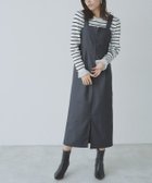 【ピエロ/Pierrot】の2wayジャンパースカート 杢チャコール|ID:prp329100003783064