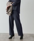 【ピエロ/Pierrot】のペアスキンベロアセンターシームストレートパンツ ネイビー|ID: prp329100003783133 ipo3291000000035935569