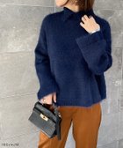 【ピエロ/Pierrot】のRASW フェザーヤーンラペルニット 人気、トレンドファッション・服の通販 founy(ファニー) ファッション Fashion レディースファッション WOMEN トップス・カットソー Tops/Tshirt ニット Knit Tops クロップド Cropped コンパクト Compact スリーブ Sleeve トレンド Trend バランス Balance フェザー Feather プチプライス・低価格 Affordable ワイド Wide thumbnail ネイビー|ID: prp329100003783160 ipo3291000000024897070