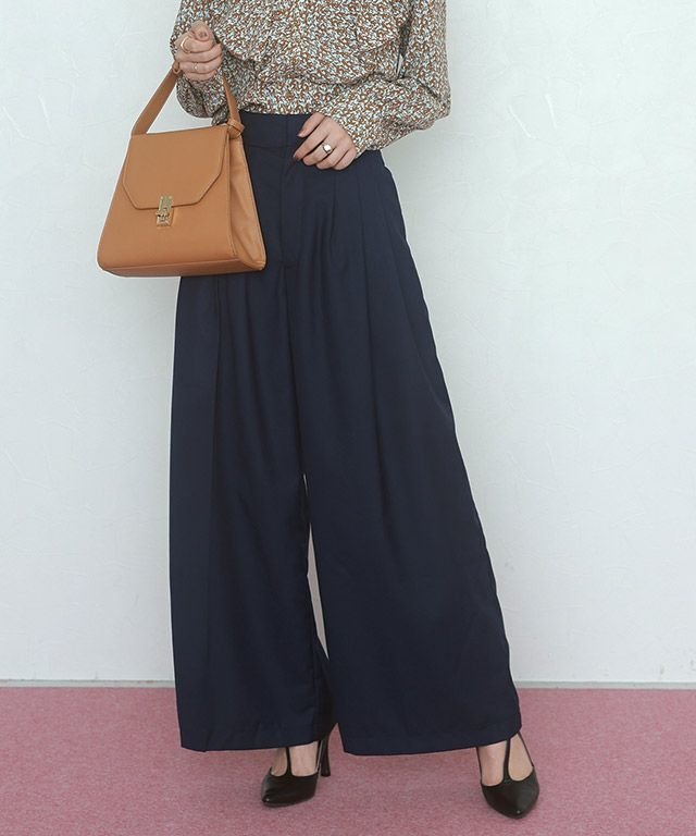 【ピエロ/Pierrot】のハイウエストタックワイドパンツ 人気、トレンドファッション・服の通販 founy(ファニー) ファッション Fashion レディースファッション Fashion for Women パンツ Pants & Trousers プチプライス・低価格 Affordable / Budget Price ルーズ Loose, Oversized ワイド Wide, Wide Fit other-1|ID: prp329100003783185 ipo3291000000031663215