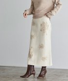 【ピエロ/Pierrot】の【アウトレットSALE!】花柄ジャカードスカート アイボリー|ID: prp329100003783192 ipo3291000000035935175