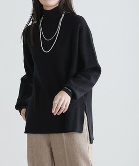 【ピエロ/Pierrot】 吸湿発熱 選べるネックサイドスリットニット人気、トレンドファッション・服の通販 founy(ファニー) ファッション Fashion レディースファッション Fashion for Women トップス・カットソー Cut & Sew Tops ニット Knit Tops & Sweaters 送料無料 Free Shipping スリット Slit, Slit Detail ハイネック High Neck, Mock Neck プチプライス・低価格 Affordable / Budget Price エレガント 上品 Elegant |ID:prp329100003783197