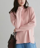 【ピエロ/Pierrot】の吸湿発熱 選べるネックサイドスリットニット 167cm / ピンク / ハイネック / M|ID: prp329100003783197 ipo3291000000034411760