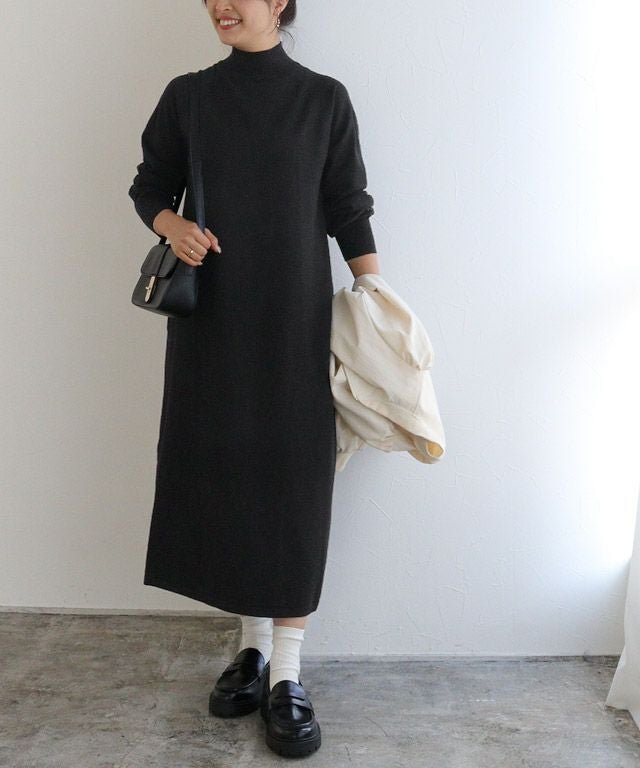 【ピエロ/Pierrot】のネックが選べるAラインニットワンピース インテリア・キッズ・メンズ・レディースファッション・服の通販 founy(ファニー) https://founy.com/ ファッション Fashion レディースファッション Fashion for Women ワンピース Dresses ニットワンピース Knit Dresses ハイネック High Neck, Mock Neck プチプライス・低価格 Affordable / Budget Price ミドル Middle Length, Mid Height ロング Long, Long-Length エレガント 上品 Elegant |ID: prp329100003783225 ipo3291000000036276214