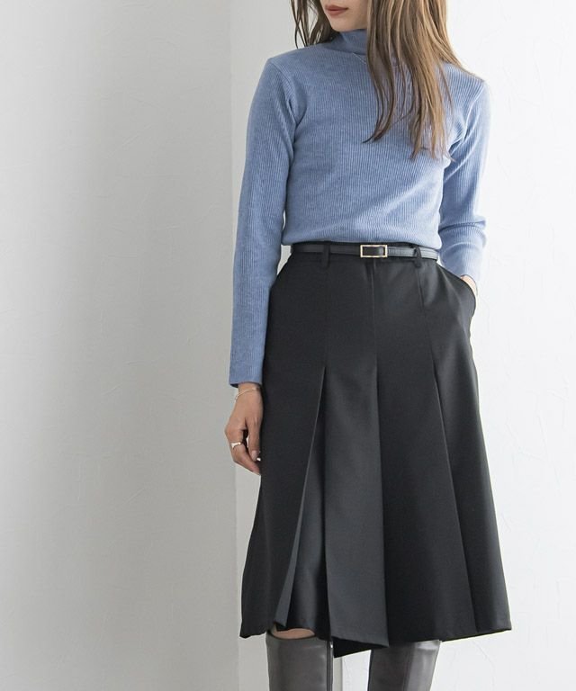 【ピエロ/Pierrot】のタックフレアミドル丈パンツ 人気、トレンドファッション・服の通販 founy(ファニー) 　ファッション　Fashion　レディースファッション　Fashion for Women　パンツ　Pants & Trousers　バランス　Balance, Style Balance　フロント　Front, Front Design　プチプライス・低価格　Affordable / Budget Price　 other-1|ID: prp329100003783238 ipo3291000000035589589