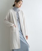 【ピエロ/Pierrot】の起毛ニットコーディガン アイボリー|ID: prp329100003783240 ipo3291000000024897380