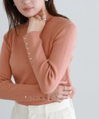 【ピエロ/Pierrot】の選べるデザイン袖ボタンリブニット 人気、トレンドファッション・服の通販 founy(ファニー) ファッション Fashion レディースファッション Fashion for Women トップス・カットソー Cut & Sew Tops ニット Knit Tops & Sweaters 送料無料 Free Shipping シンプル Simple, Minimal パール Pearl, Pearl Accent プチプライス・低価格 Affordable / Budget Price エレガント 上品 Elegant thumbnail 166cm / B / オレンジ / ハイネック / M|ID: prp329100003783253 ipo3291000000033578720