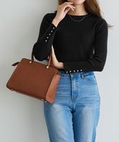 【ピエロ/Pierrot】の選べるデザイン袖ボタンリブニット 人気、トレンドファッション・服の通販 founy(ファニー) ファッション Fashion レディースファッション Fashion for Women トップス・カットソー Cut & Sew Tops ニット Knit Tops & Sweaters 送料無料 Free Shipping シンプル Simple, Minimal パール Pearl, Pearl Accent プチプライス・低価格 Affordable / Budget Price エレガント 上品 Elegant |ID:prp329100003783253