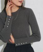 【ピエロ/Pierrot】の選べるデザイン袖ボタンリブニット 人気、トレンドファッション・服の通販 founy(ファニー) ファッション Fashion レディースファッション Fashion for Women トップス・カットソー Cut & Sew Tops ニット Knit Tops & Sweaters 送料無料 Free Shipping シンプル Simple, Minimal パール Pearl, Pearl Accent プチプライス・低価格 Affordable / Budget Price エレガント 上品 Elegant thumbnail 166cm / A / チャコール / クルーネック / M|ID: prp329100003783253 ipo3291000000036043636