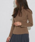 【ピエロ/Pierrot】の選べるデザイン袖ボタンリブニット 人気、トレンドファッション・服の通販 founy(ファニー) ファッション Fashion レディースファッション Fashion for Women トップス・カットソー Cut & Sew Tops ニット Knit Tops & Sweaters 送料無料 Free Shipping シンプル Simple, Minimal パール Pearl, Pearl Accent プチプライス・低価格 Affordable / Budget Price エレガント 上品 Elegant thumbnail 166cm / A /キャメル / クルーネック / M|ID: prp329100003783253 ipo3291000000036043644