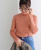 【ピエロ/Pierrot】の選べるデザイン袖ボタンリブニット 人気、トレンドファッション・服の通販 founy(ファニー) ファッション Fashion レディースファッション Fashion for Women トップス・カットソー Cut & Sew Tops ニット Knit Tops & Sweaters 送料無料 Free Shipping シンプル Simple, Minimal パール Pearl, Pearl Accent プチプライス・低価格 Affordable / Budget Price エレガント 上品 Elegant thumbnail 157cm / A / オレンジ / ハイネック / M|ID: prp329100003783253 ipo3291000000036043646
