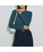 【ピエロ/Pierrot】の選べるデザイン袖ボタンリブニット 人気、トレンドファッション・服の通販 founy(ファニー) ファッション Fashion レディースファッション Fashion for Women トップス・カットソー Cut & Sew Tops ニット Knit Tops & Sweaters 送料無料 Free Shipping シンプル Simple, Minimal パール Pearl, Pearl Accent プチプライス・低価格 Affordable / Budget Price エレガント 上品 Elegant thumbnail 166cm / A / ブルーグリーン / クルーネック / M|ID: prp329100003783253 ipo3291000000036043650