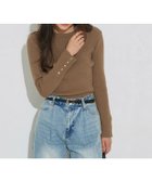 【ピエロ/Pierrot】の選べるデザイン袖ボタンリブニット 人気、トレンドファッション・服の通販 founy(ファニー) ファッション Fashion レディースファッション Fashion for Women トップス・カットソー Cut & Sew Tops ニット Knit Tops & Sweaters 送料無料 Free Shipping シンプル Simple, Minimal パール Pearl, Pearl Accent プチプライス・低価格 Affordable / Budget Price エレガント 上品 Elegant thumbnail 166cm / B / キャメル / クルーネック / M|ID: prp329100003783253 ipo3291000000036043667