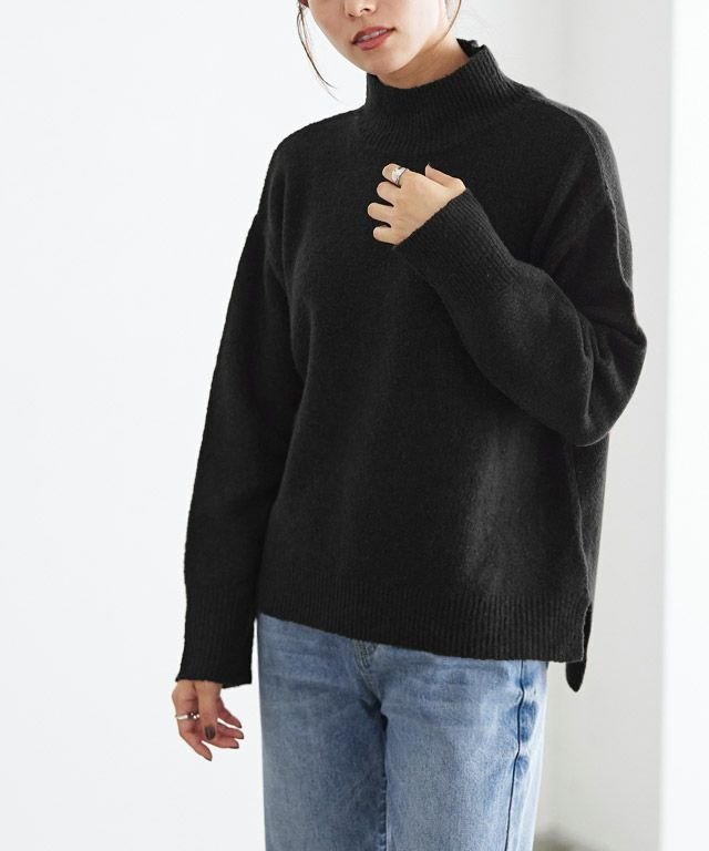 【ピエロ/Pierrot】のウールライクハイネックニット インテリア・キッズ・メンズ・レディースファッション・服の通販 founy(ファニー) https://founy.com/ ファッション Fashion レディースファッション WOMEN トップス・カットソー Tops/Tshirt ニット Knit Tops インナー Inner ハイネック High Neck プチプライス・低価格 Affordable ベーシック Basic ボトム Bottom ルーズ Loose 再入荷 Restock/Back In Stock/Re Arrival |ID: prp329100003783267 ipo3291000000028907875