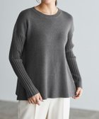 【ピエロ/Pierrot】の【アウトレットSALE!】袖リブAラインニット チャコール|ID: prp329100003783294 ipo3291000000024897583