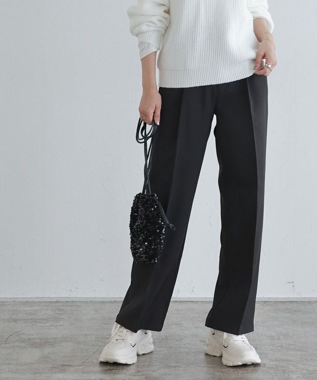 【ピエロ/Pierrot】のスタイルアップセンタープレスパンツ インテリア・キッズ・メンズ・レディースファッション・服の通販 founy(ファニー) https://founy.com/ ファッション Fashion レディースファッション Fashion for Women パンツ Pants & Trousers ストレート Straight, Straight Cut センター Center, Center Line プチプライス・低価格 Affordable / Budget Price ミドル Middle Length, Mid Height ワイド Wide, Wide Fit |ID: prp329100003783300 ipo3291000000036276136