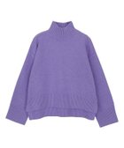 【ピエロ/Pierrot】の【アウトレットSALE!】選べる2ネッククロップド丈ニット パープル|ID: prp329100003783345 ipo3291000000024897777